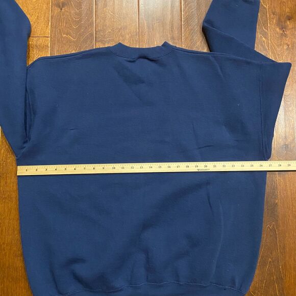 Fruit Of The Loom Vintage Crewneck Sweatshirt Nana Grandma Navy Blue Womens XXL - Picture 7 of 8